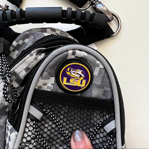 Linkswalker LSU Camo Grey Mini Day Pack NWT B#25 - Picture 3 of 12